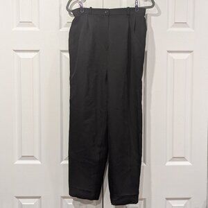 Gloria Vanderbilt Black Work Pants with pockets size 10